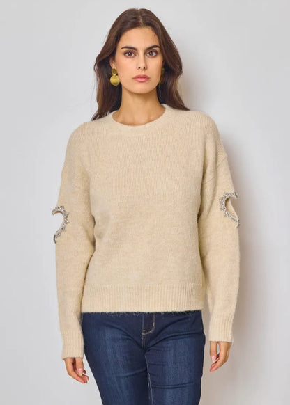 Pull Love Beige Sable - PinkWaveParis