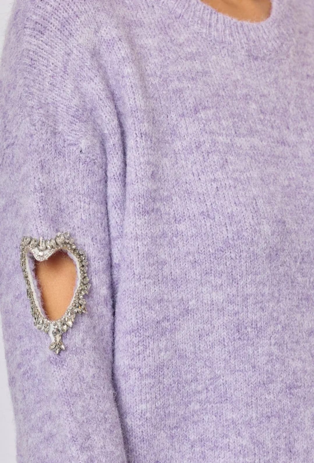 Pull Love Mauve - PinkWaveParis