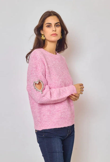 Pull Love Rose - PinkWaveParis